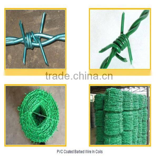 galvanized PVC coating barbed wire