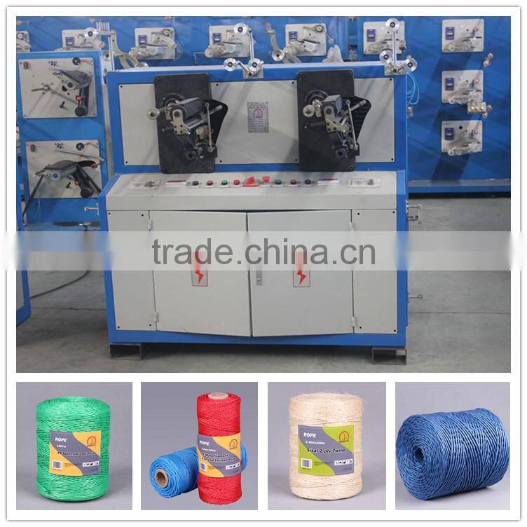 PLASTIC TWINE TWISTER MACHINE TWISTER+WINDER (9kg spool) : https://youtu.be/r-nA2tYRpuI