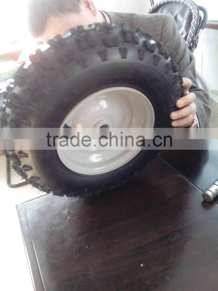 pneumatic tubless wheel for snow thrower