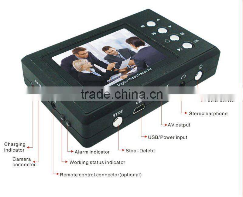 Mini Portable DVR Recorder with AV input and LCD screen 2.5"