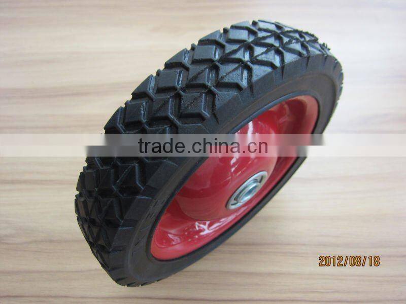 Three types of 6x1.5 semi pneumatic rubber wheel