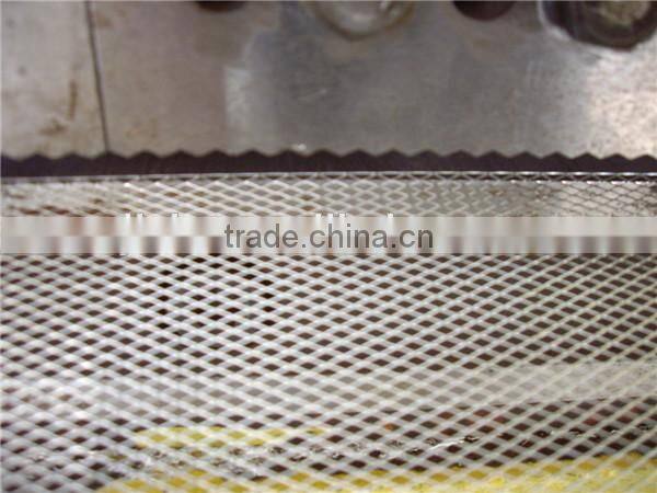 expandable sheet metal diamond mesh machine