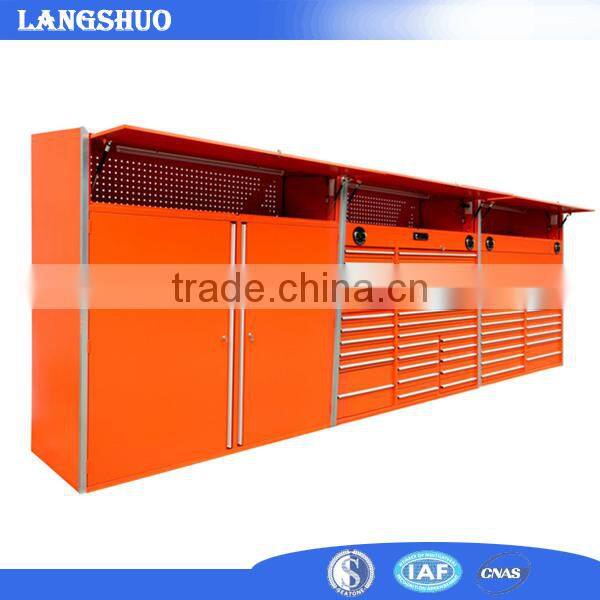 Stainless steel tool storage cabinet, used steel tool box chest with drawers