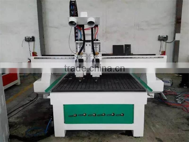 Hot Sale 2 Spindles Wood Working Cutting and Engraving Machine Size Can be Ordered