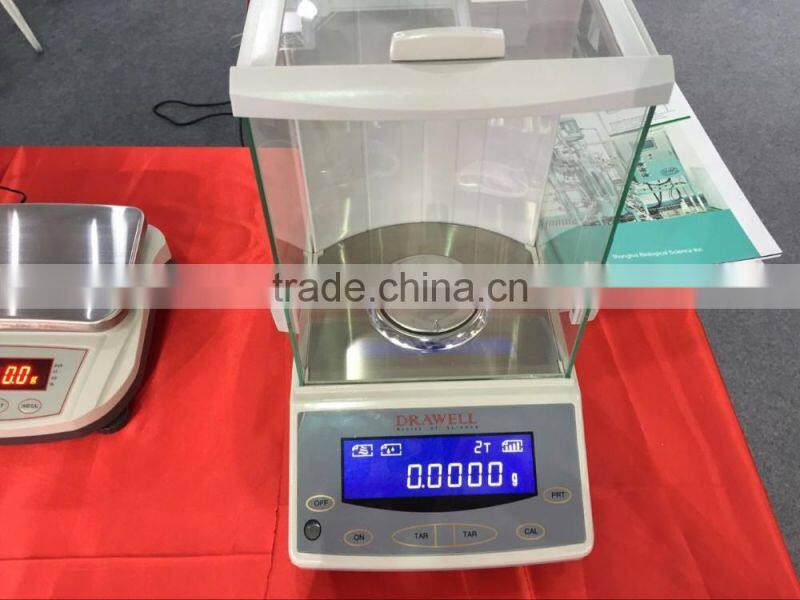 FA3204 0.1mg Touch Screen Bubble Level Adjustment Analytical Balance