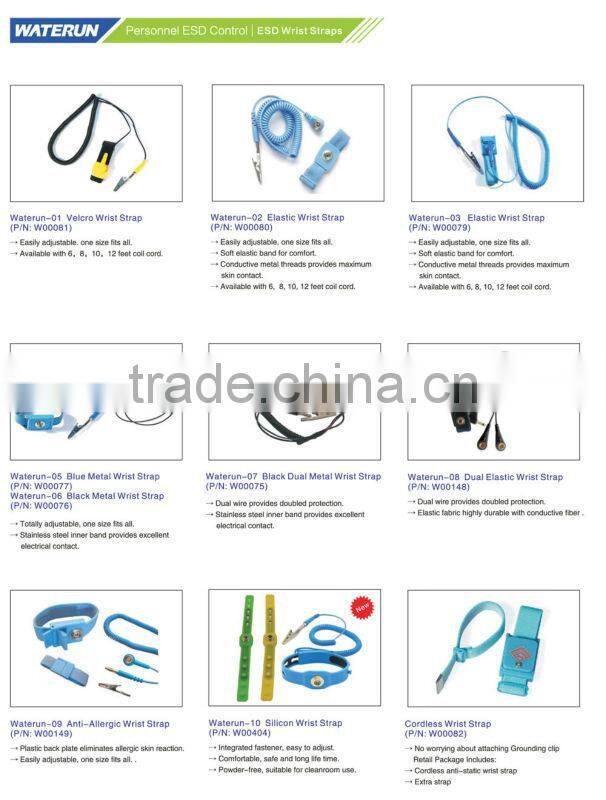 conductive metal wrist strap