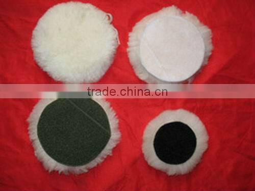 lambskin polishing bonnet,wool bonnet