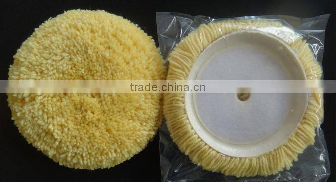 Wavy Polishing Bonnet, Wool Buffing Pad,Polishing Bonnet