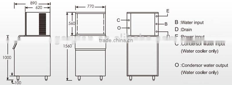 GRT - LB500/600/T Ice making machine