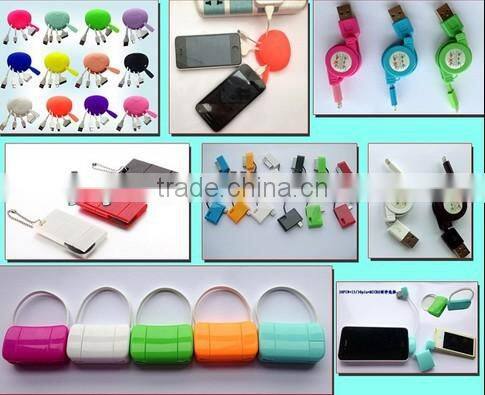 colorful handbag data line,mobile line charger for iphone for samsung etc.