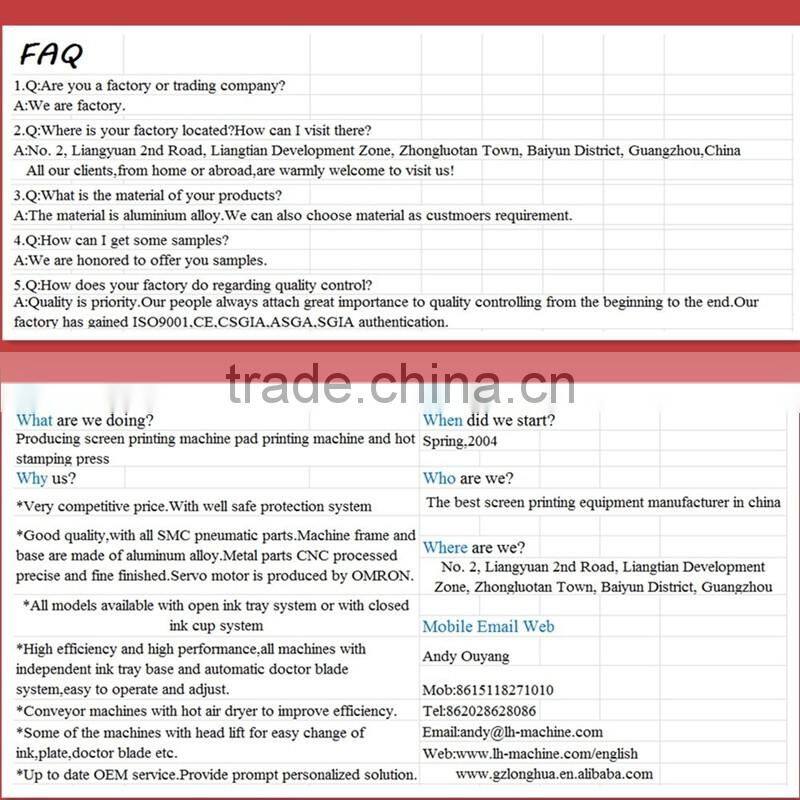 2016 High Quality Flat and Curved Plastic Hot Stamping Machine Big Size Heat press printer China Manufacturer