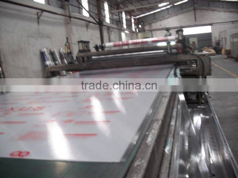 100% bayer virgin materials,with anti-UV coating Polycarbonate four wall sheet