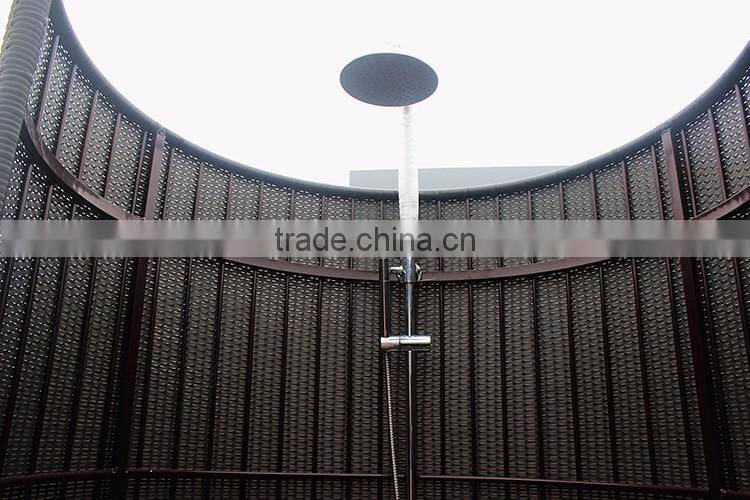 Outside Rattan Shelter Shower Room