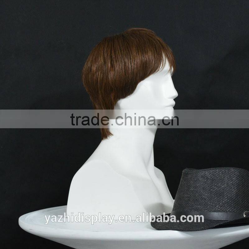 FRP Mannequin Head Male Displaying Wig For Sale