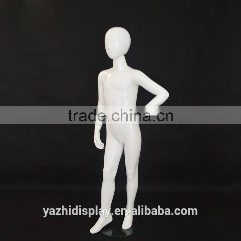 new design cute 6-8 year old child mannequin for window display