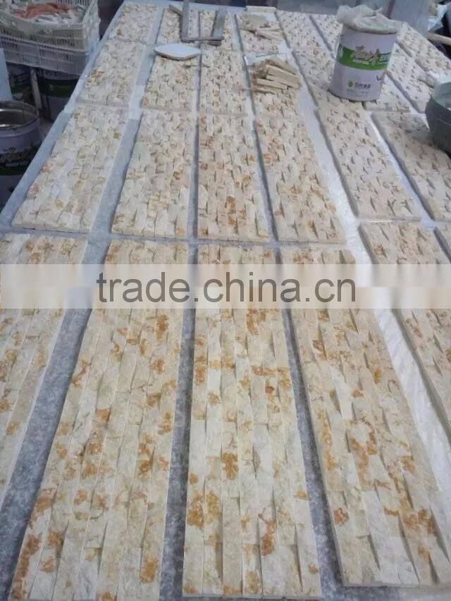 Chinese natural stone beige culture stone tiles