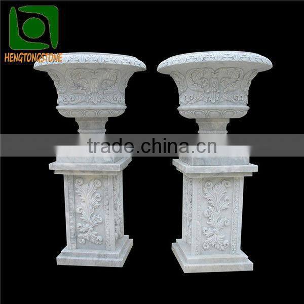 Garden Decorative Natural Stone Flowerpot