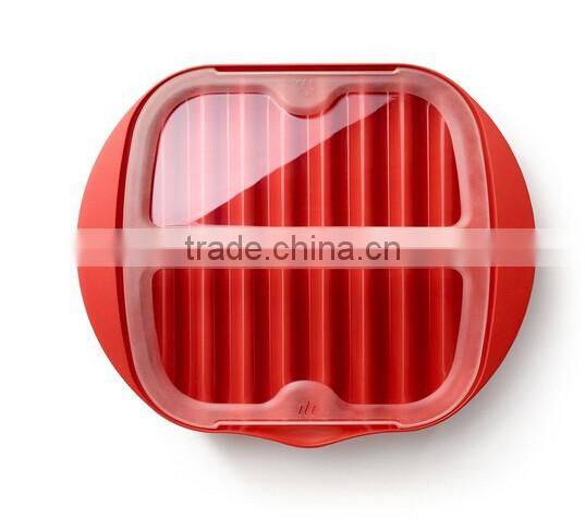 Microwave Bacon Maker & Cooker with Lid