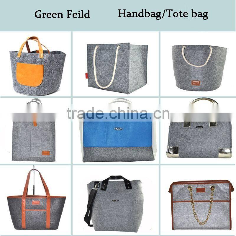 Eco-friendly felt storage bag,cute nature felt storage bag