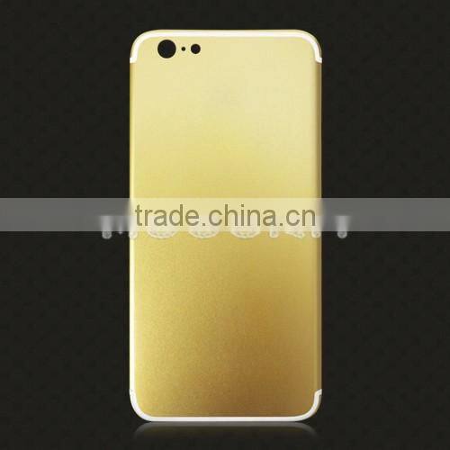 For iPhone 7 outlook matte gold plated back housing, golden back cover for iPhone6