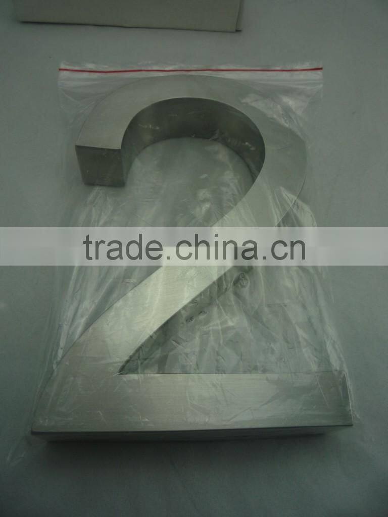 Outdoor 3D Stainless Steel House Number