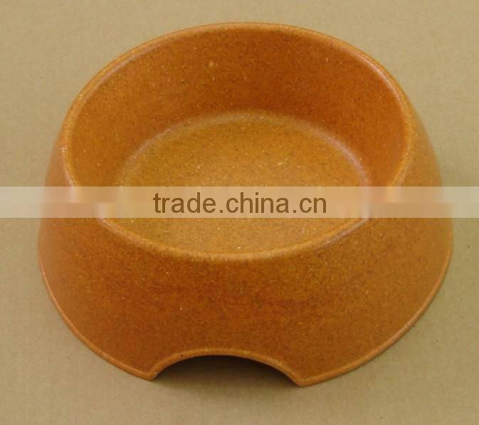 Biodegradable Natrual Bamboo Fiber dog Pet Bowl