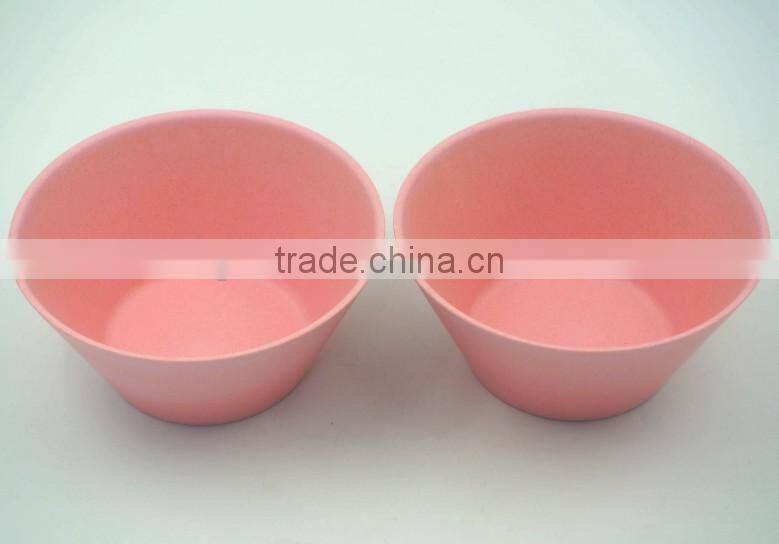 Wholesale colorful bamboo fiber salad bowl