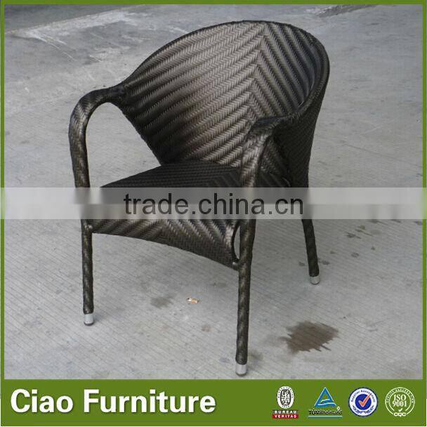 fashion leisure white color rattan chair