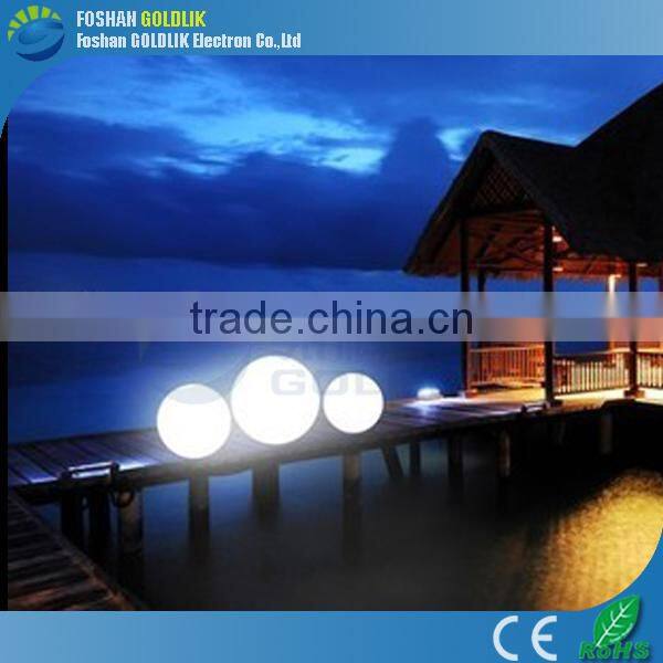 Color changing floating waterproof led light ball with IP65 water proof GKB-025RT