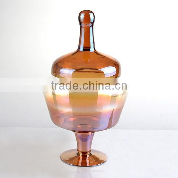 wholesale unique glass christmas candy jay herb storage cookie jars