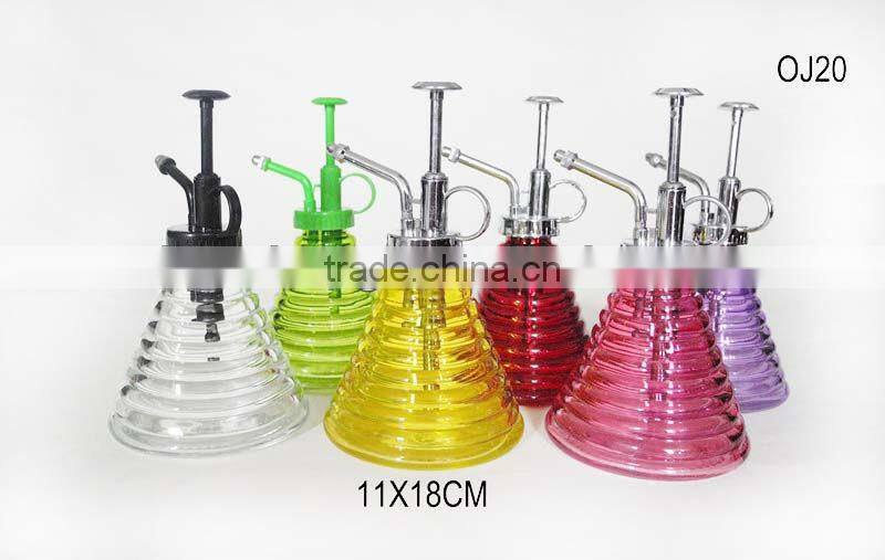 250ml clear glass dispenser with sprayer cap
