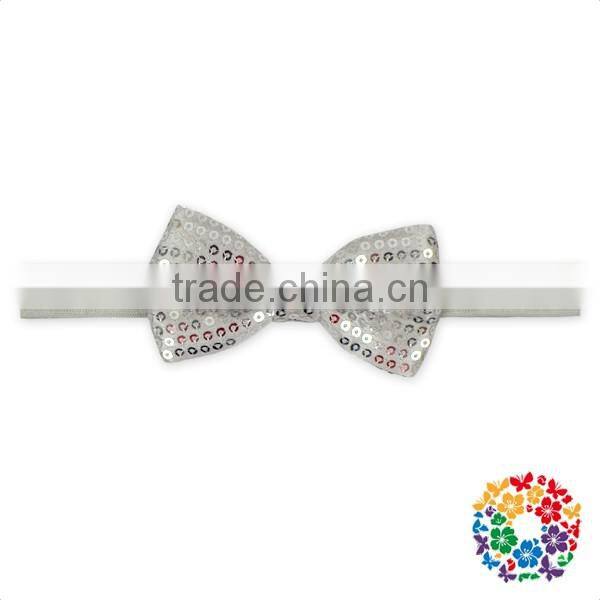 Baby Girls Hair Decoration Diamond And Sequin Bow Headband