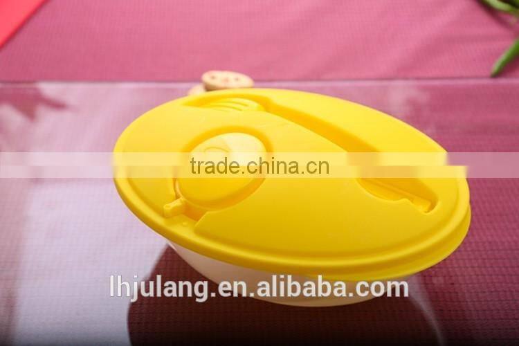 BPA-Free plastic lunch box with fork and sourcing container