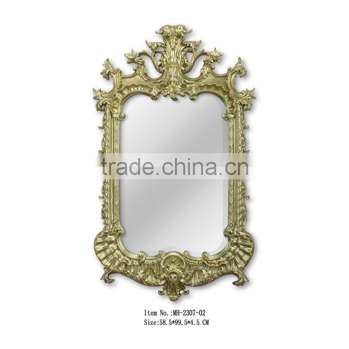 Antique Louis style decorative wall mirror for living room