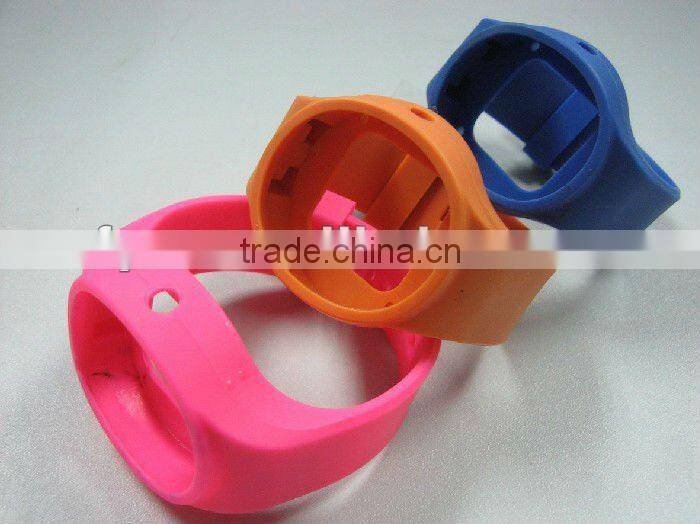 2013 silica gel belts for jelly watches silicone wrist watch bands