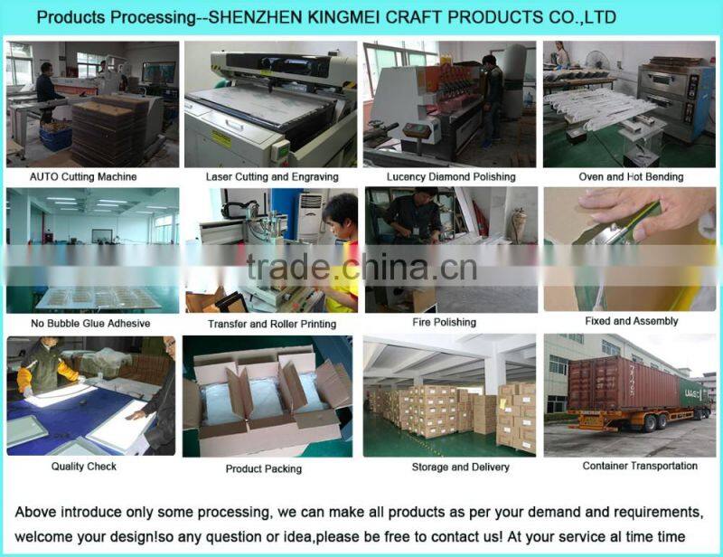 Lucite tray clear rectangle acrylic tray with paper