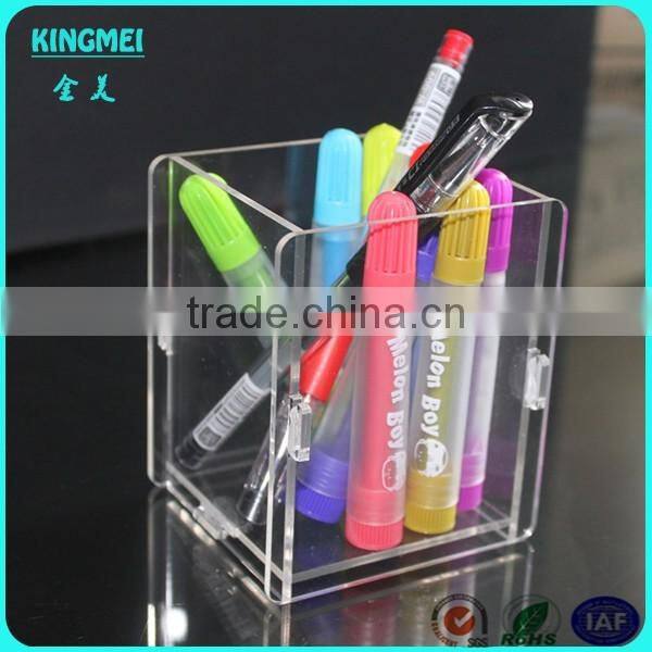 Mini tabletop square clear acrylic fountain pen display box
