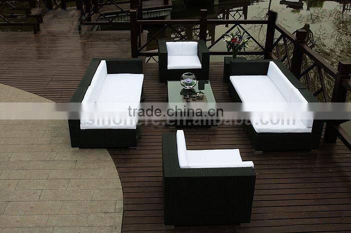 outdoor wicker furniture rattan sofa set for sale