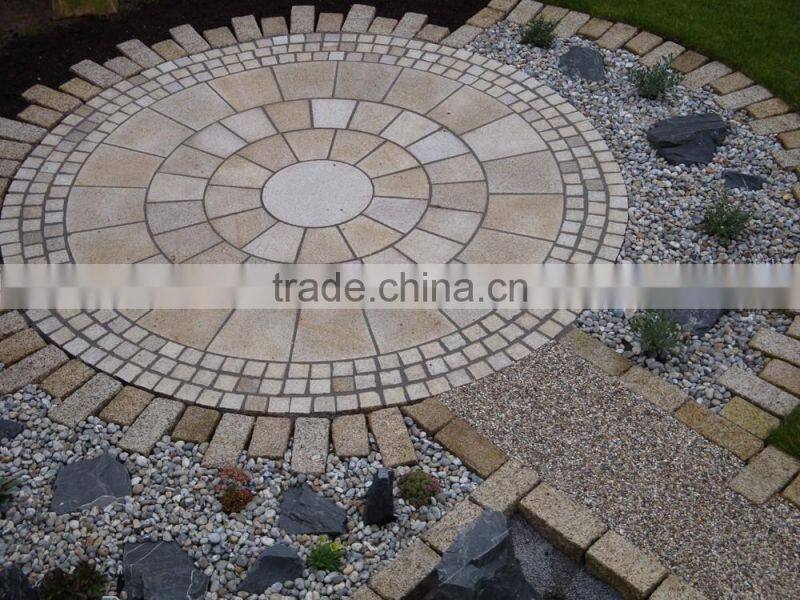 China rustic Yellow granite peninsula counter top and vanity top