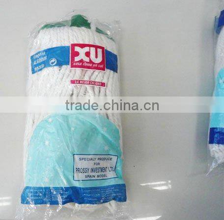 cotton/polyster mops with metal socket
