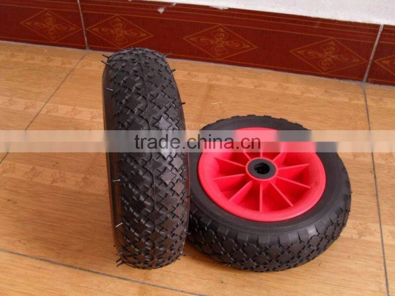 3.50-6 Pneumatic Rubber Wheel plastic rim