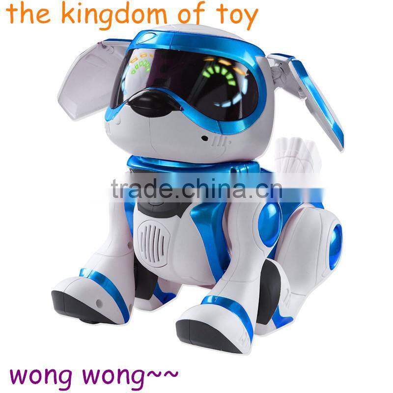 2015 ICTI factory dog toy,Hot sale remote control electric walking robot dog toys for sale,robotic dog toy from OEM manufacture