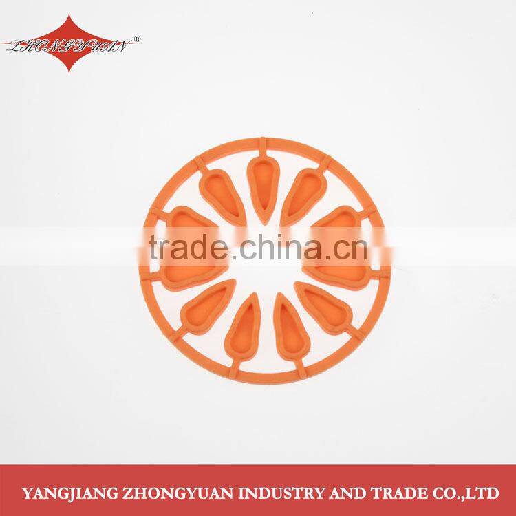 Classic design double stars shaped silicone mat