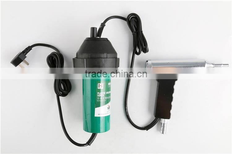 Plastic welding torch of split type