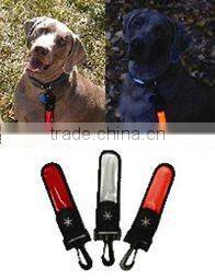 LED Light Up Reflective Dog Tags