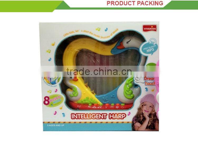 Intelligence musical instrument plastic cartoon toy harp