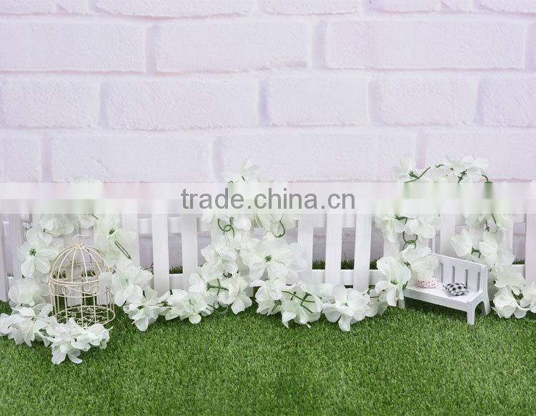 artificial hanging vine plant silk leaf garland