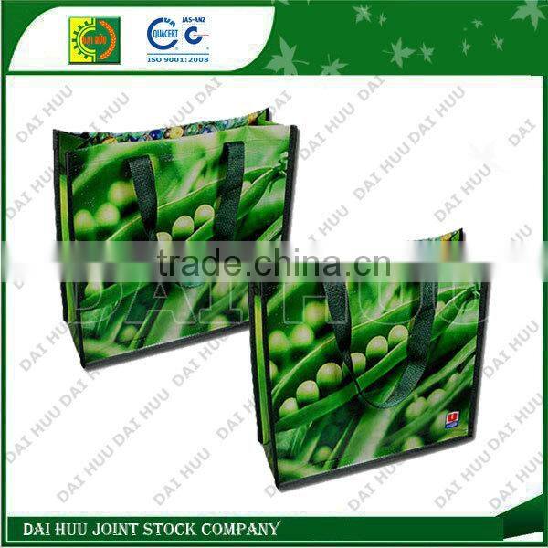 Lamination with BOPP woven shopping bag, high quality PP bag