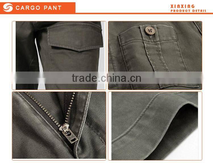 Hot sale pure cotton heavy washed Cotton Six Pockets Pants