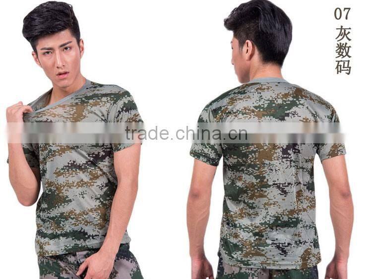 100% polyester o-neck t-shirt wholesale with all over sublimation, camouflage t-shirt wholesale
